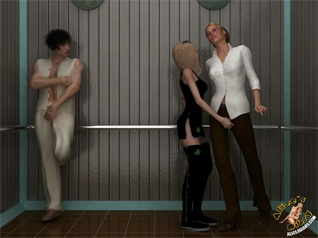 Alice’s Diary [Alice3Diary] Chapter 17 Wild threesome action in the elevator – page 10