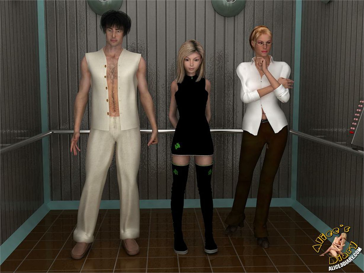 Alice’s Diary [Alice3Diary] Chapter 17 Wild threesome action in the elevator – page 3