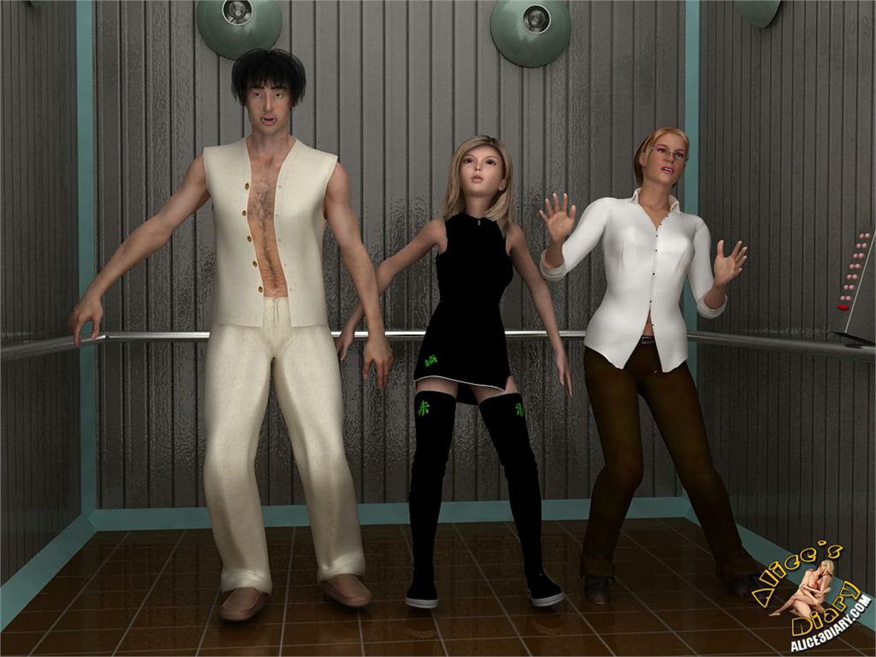 Alice’s Diary [Alice3Diary] Chapter 17 Wild threesome action in the elevator – page 4
