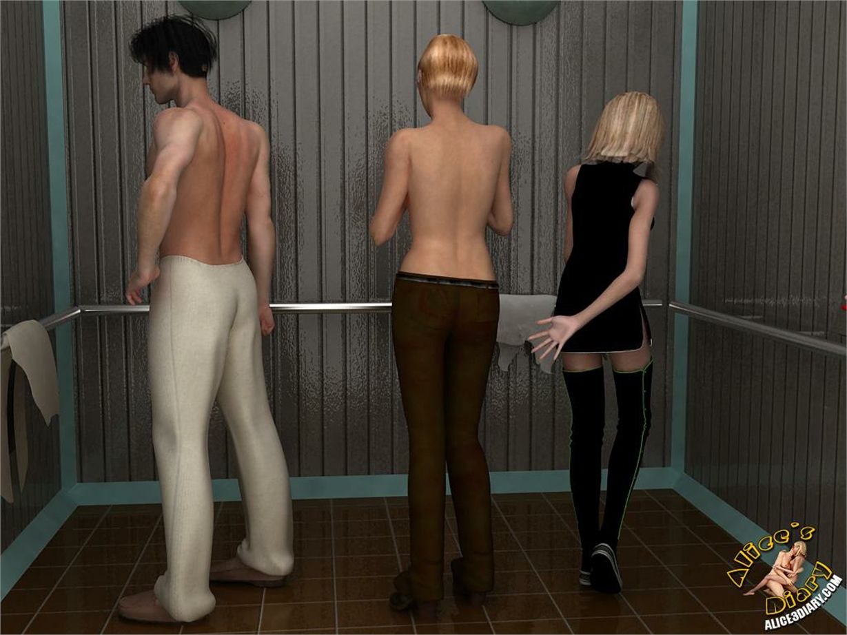 Alice’s Diary [Alice3Diary] Chapter 17 Wild threesome action in the elevator – page 48