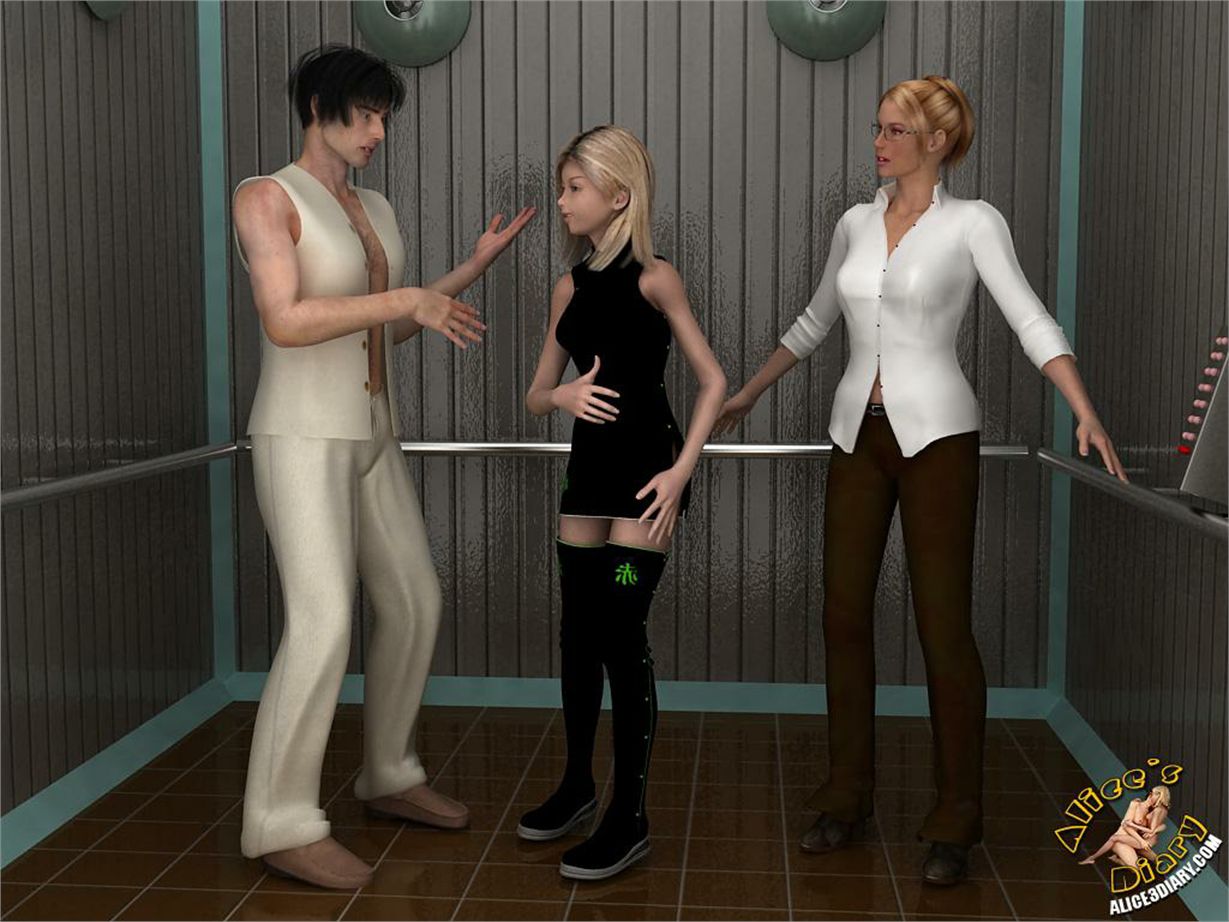 Alice’s Diary [Alice3Diary] Chapter 17 Wild threesome action in the elevator – page 5
