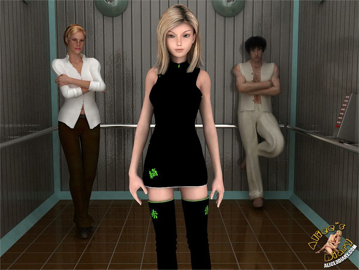 Alice’s Diary [Alice3Diary] Chapter 17 Wild threesome action in the elevator – page 50