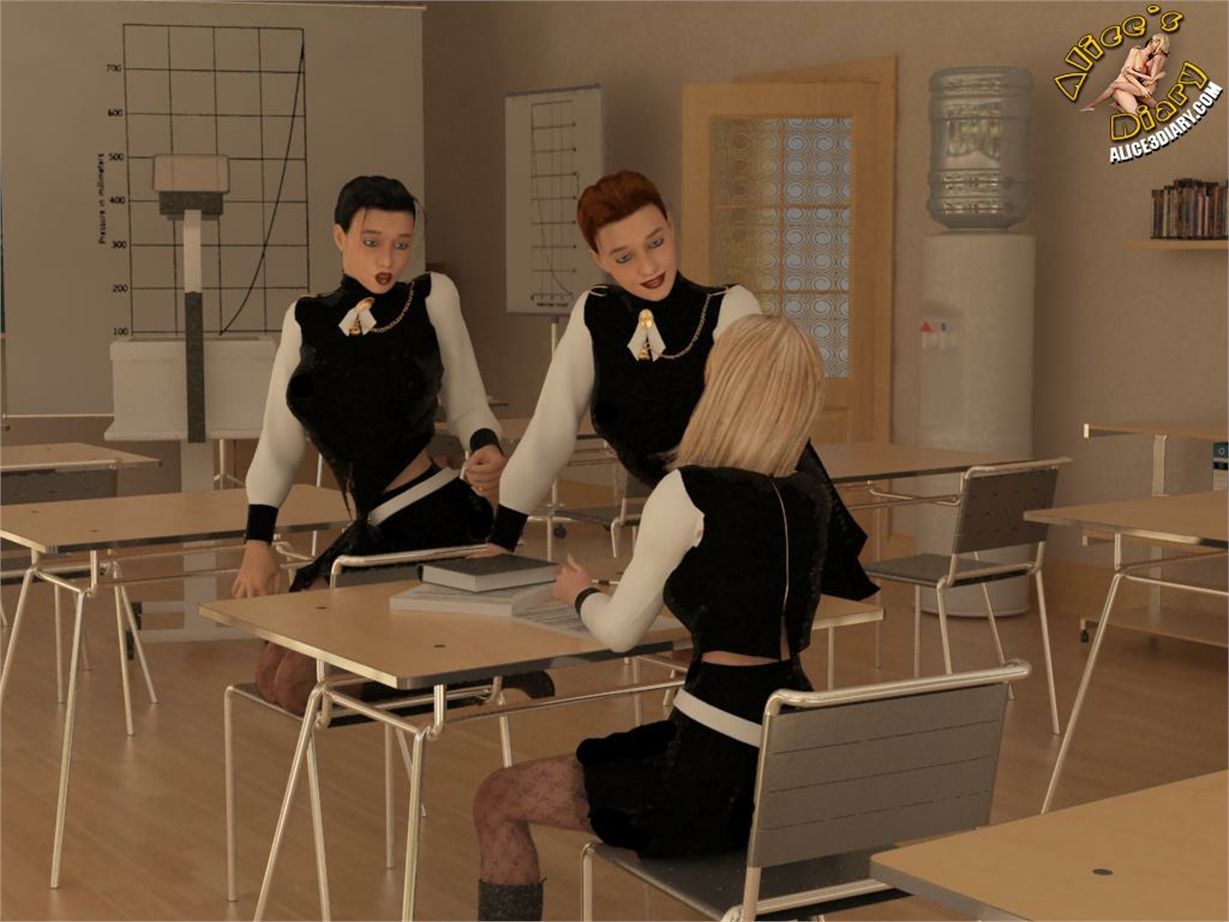Alice’s Diary [Alice3Diary] Chapter 41 Lesbian orgy in the classroom – page 6