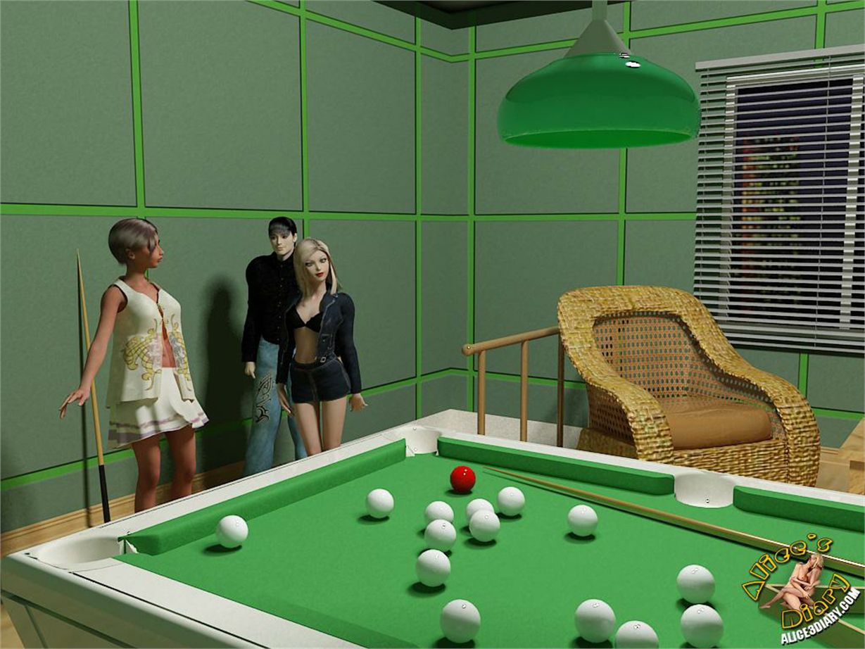 Alice’s Diary [Alice3Diary] Chapter 25 Lesbian obsession in the billiard saloon – page 1