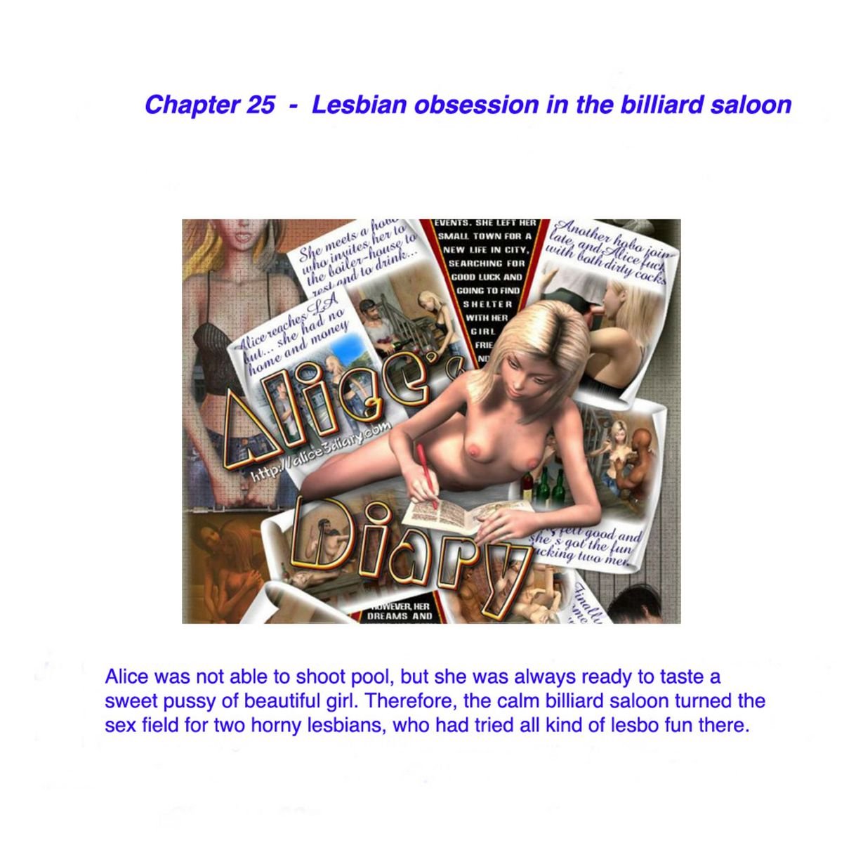 Alice’s Diary [Alice3Diary] Chapter 25 Lesbian obsession in the billiard saloon – page 41