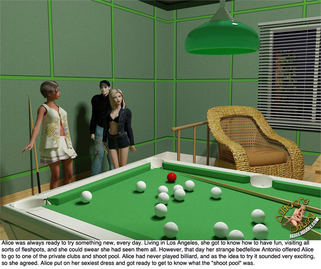 Alice’s Diary [Alice3Diary] Chapter 25 Lesbian obsession in the billiard saloon – page 42