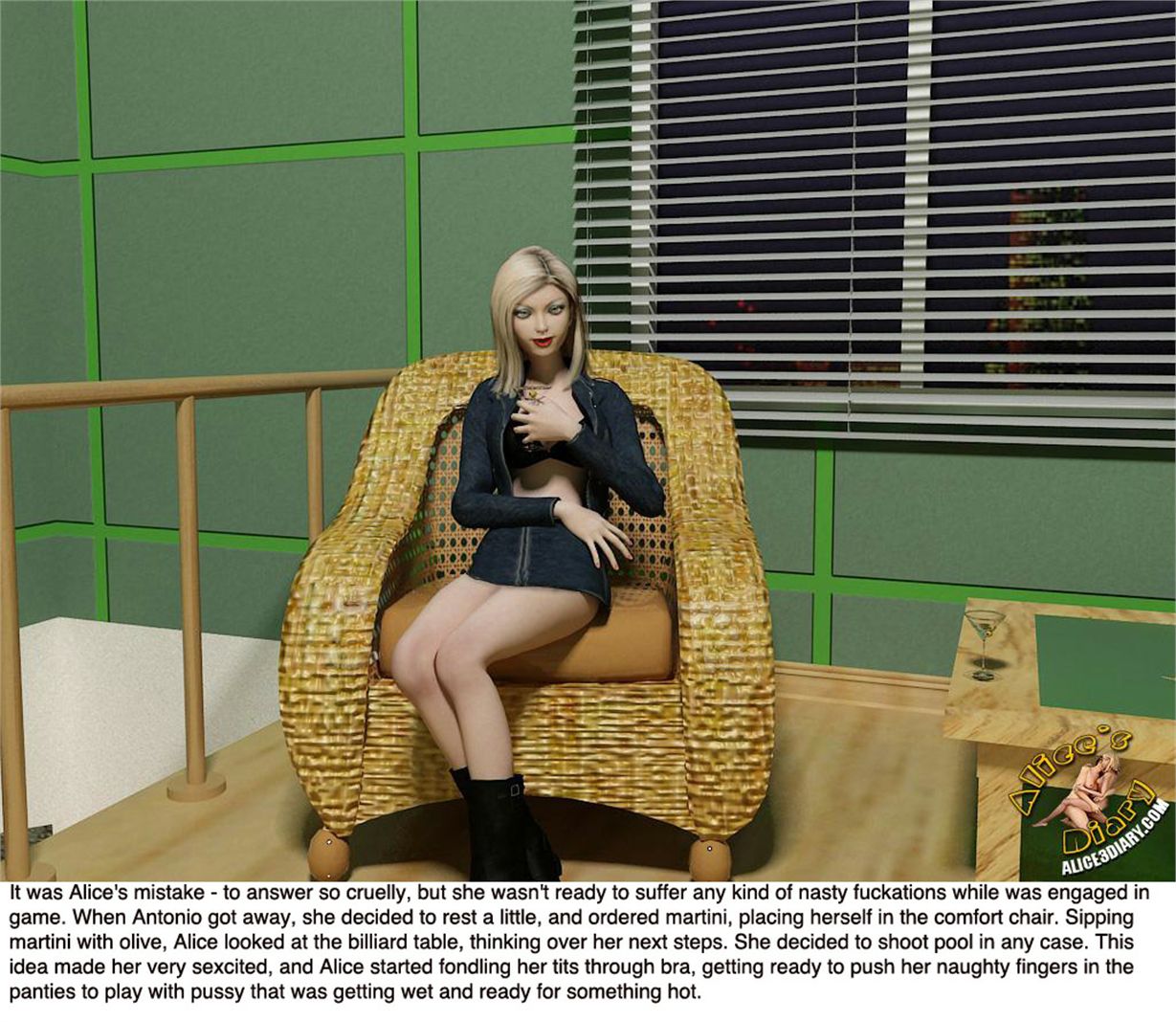 Alice’s Diary [Alice3Diary] Chapter 25 Lesbian obsession in the billiard saloon – page 52