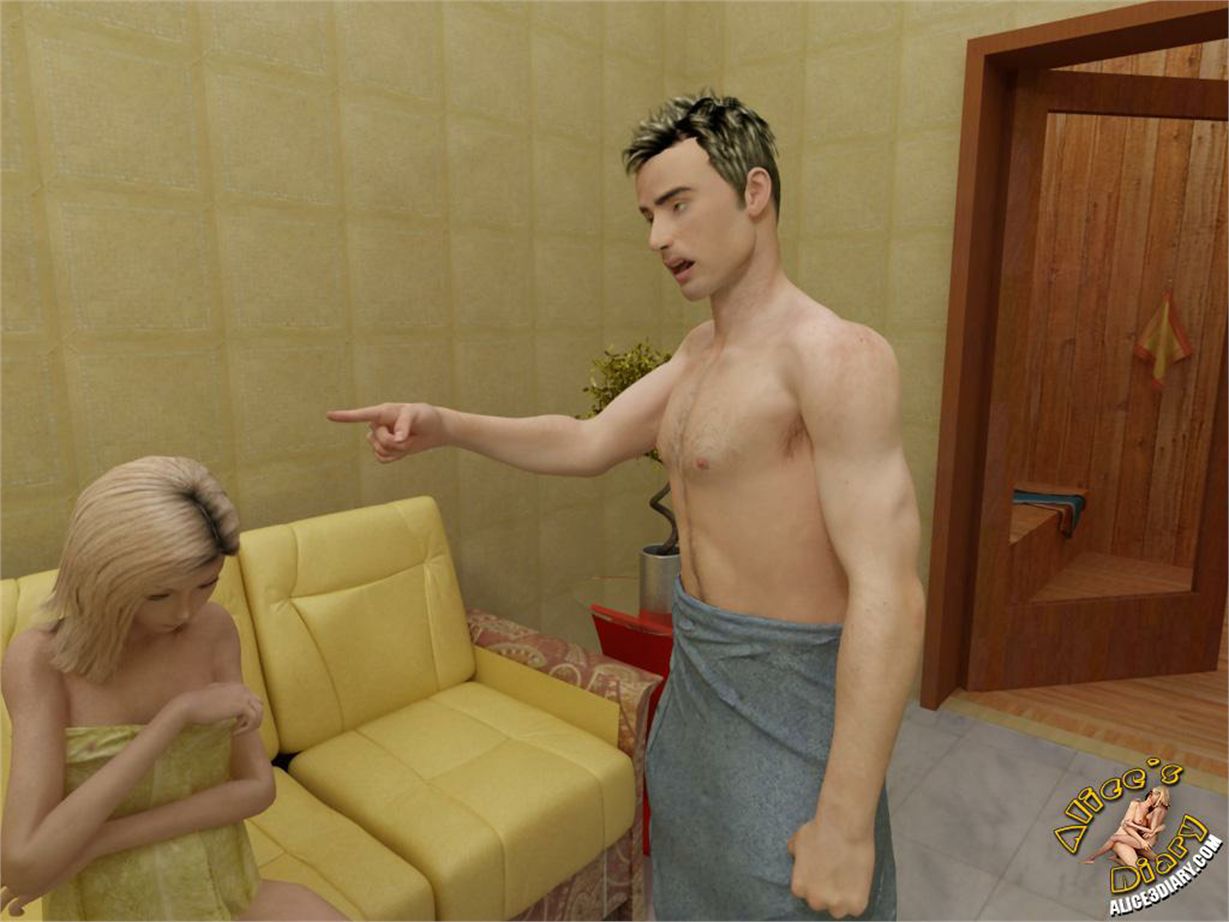 Alice’s Diary [Alice3Diary] Chapter 08 Hottest sauna action – page 37