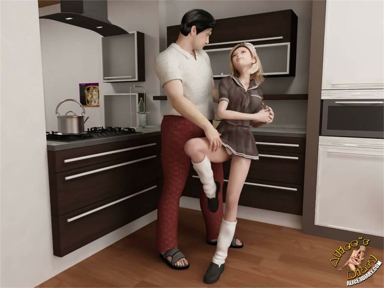Alice’s Diary [Alice3Diary] Chapter 06 Alice and her outofway action in the kitchen – page 12