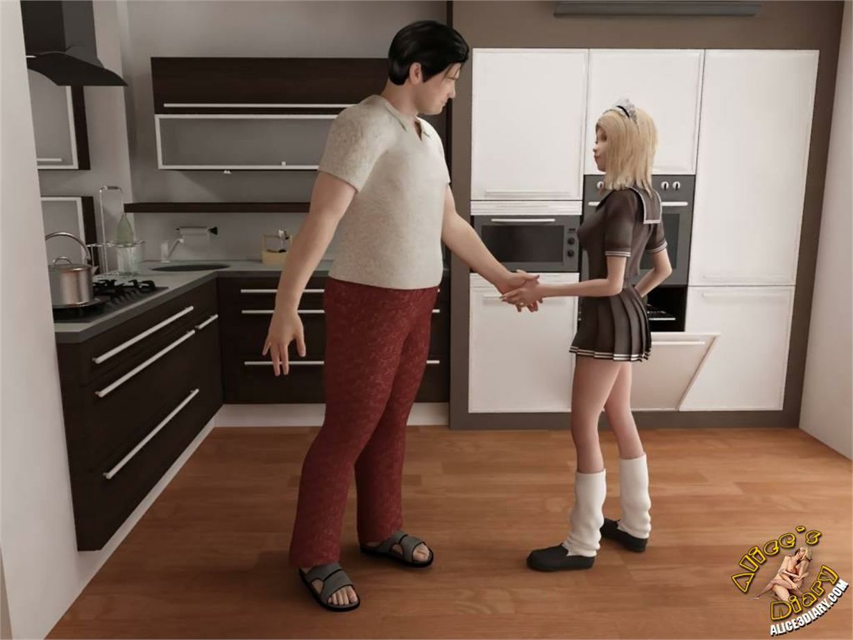 Alice’s Diary [Alice3Diary] Chapter 06 Alice and her outofway action in the kitchen – page 41