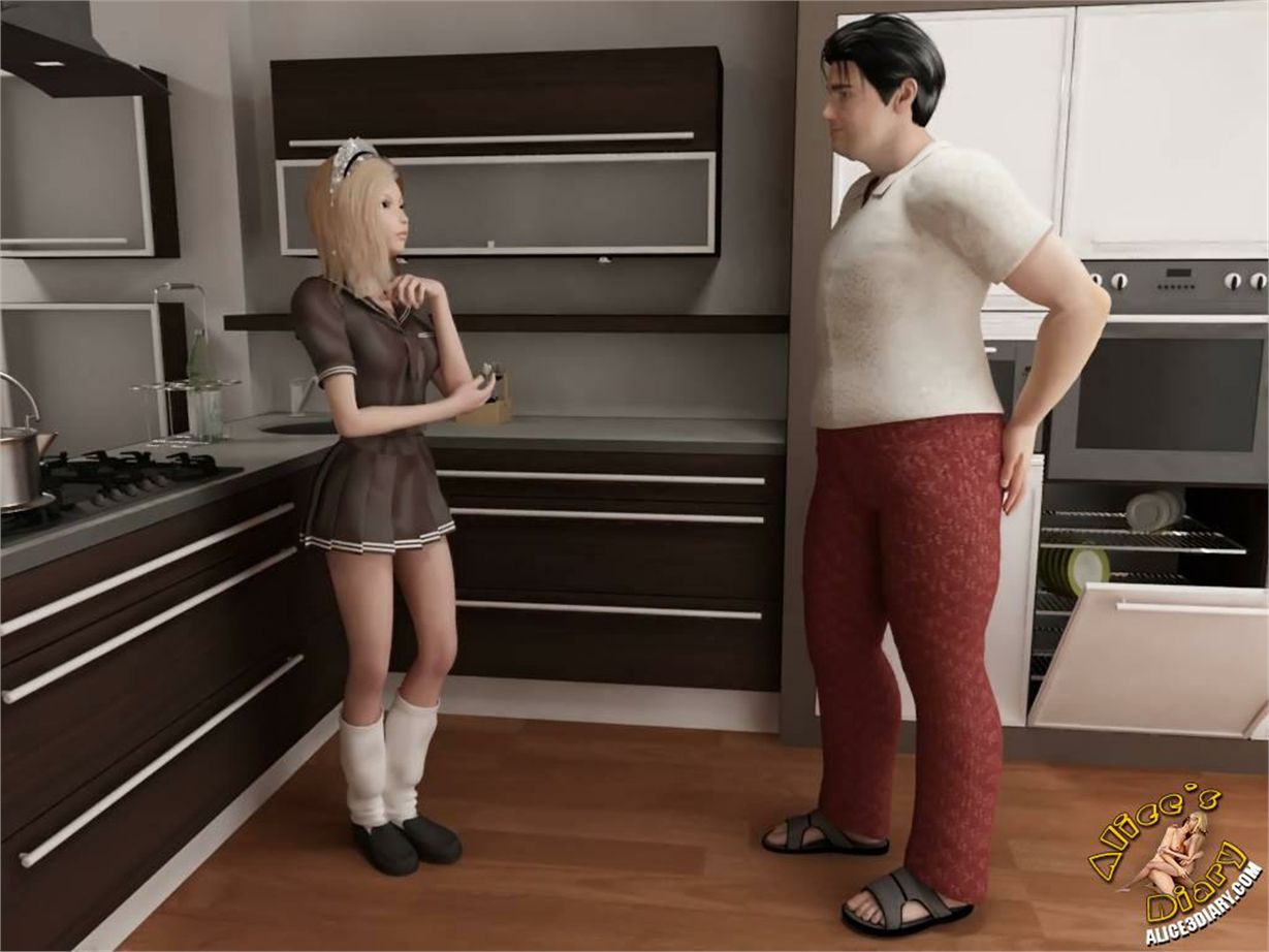 Alice’s Diary [Alice3Diary] Chapter 06 Alice and her outofway action in the kitchen – page 8