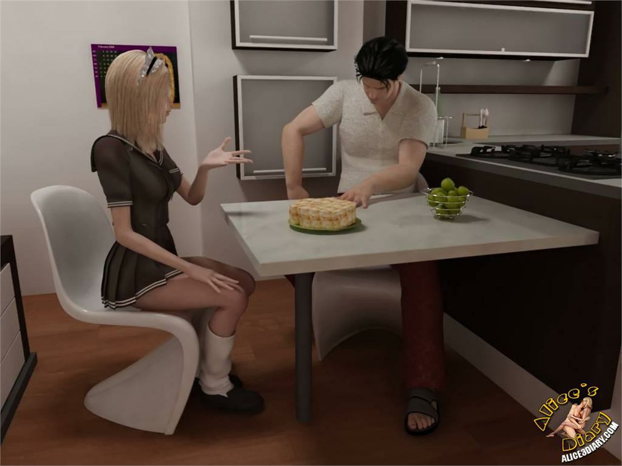 Alice’s Diary [Alice3Diary] Chapter 06 Alice and her outofway action in the kitchen – page 9