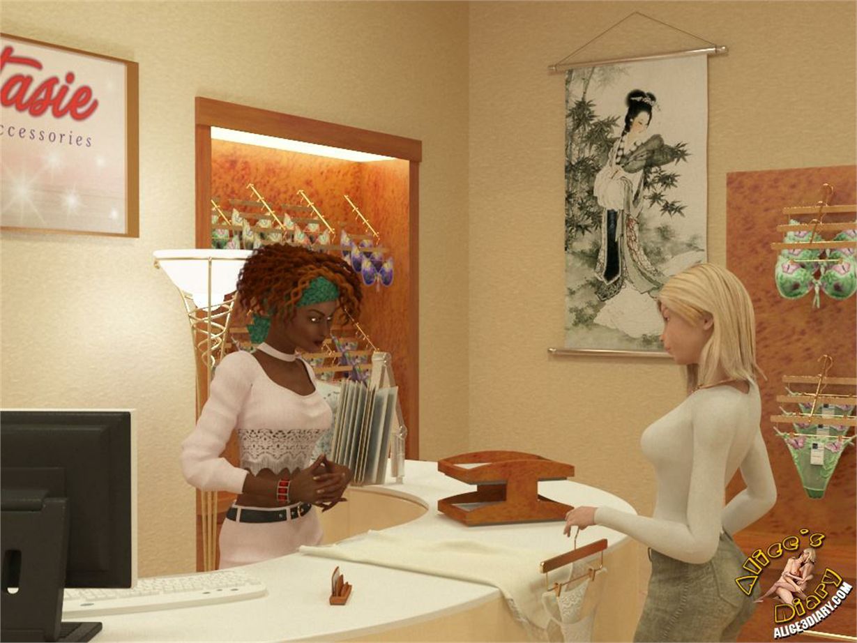 Alice’s Diary [Alice3Diary] Chapter 09 Alice has fun with ebony lesbian salesgirl – page 2