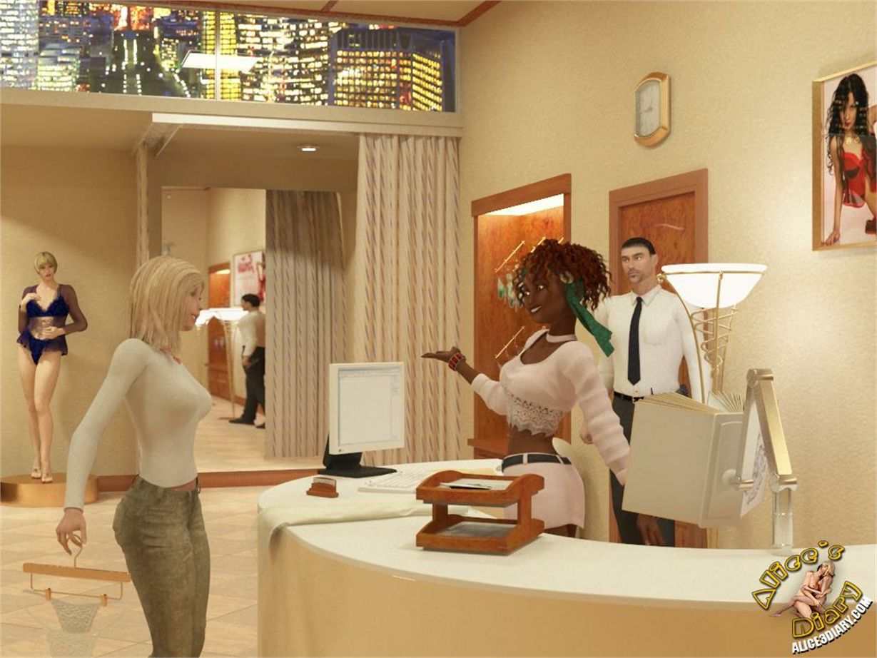 Alice’s Diary [Alice3Diary] Chapter 09 Alice has fun with ebony lesbian salesgirl – page 3