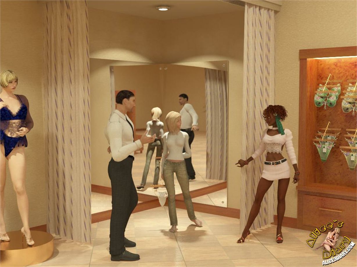 Alice’s Diary [Alice3Diary] Chapter 09 Alice has fun with ebony lesbian salesgirl – page 4