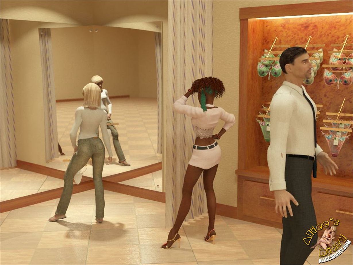 Alice’s Diary [Alice3Diary] Chapter 09 Alice has fun with ebony lesbian salesgirl – page 5