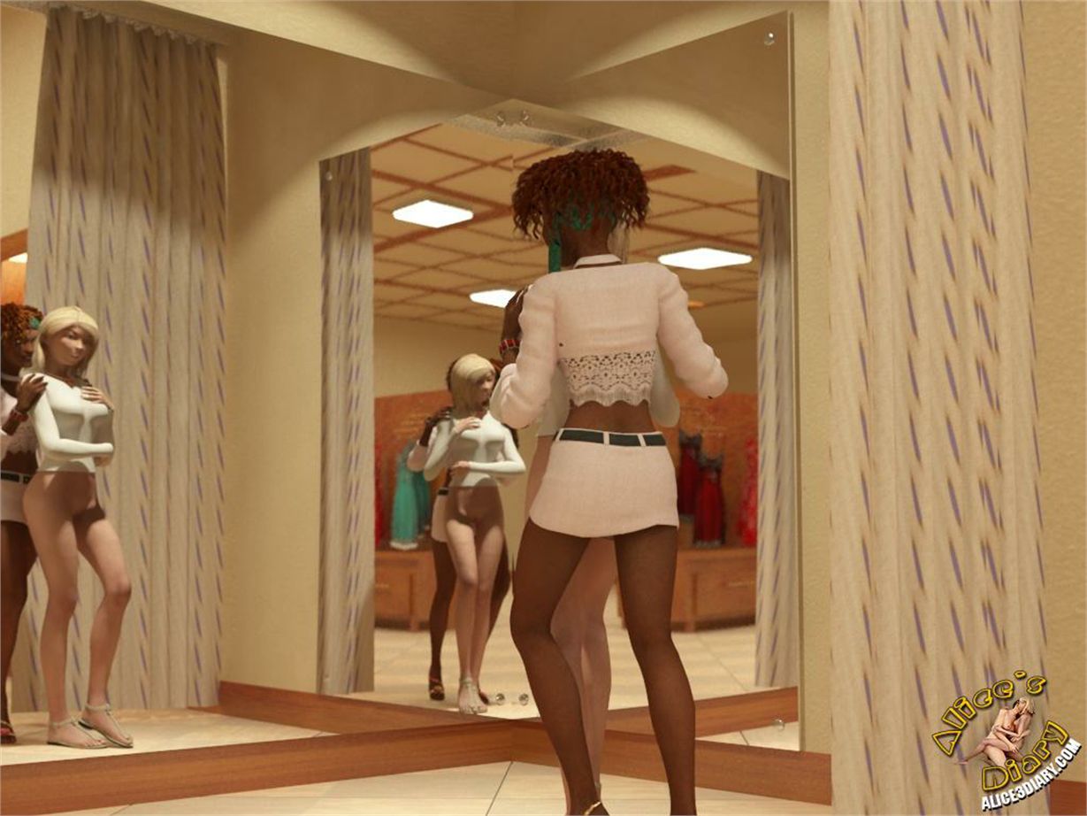 Alice’s Diary [Alice3Diary] Chapter 09 Alice has fun with ebony lesbian salesgirl – page 7