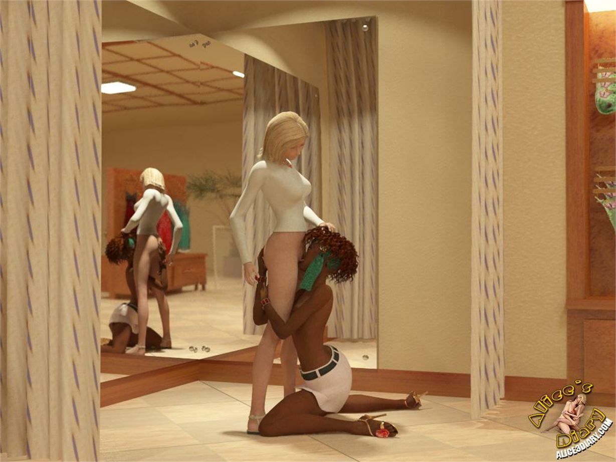 Alice’s Diary [Alice3Diary] Chapter 09 Alice has fun with ebony lesbian salesgirl – page 9