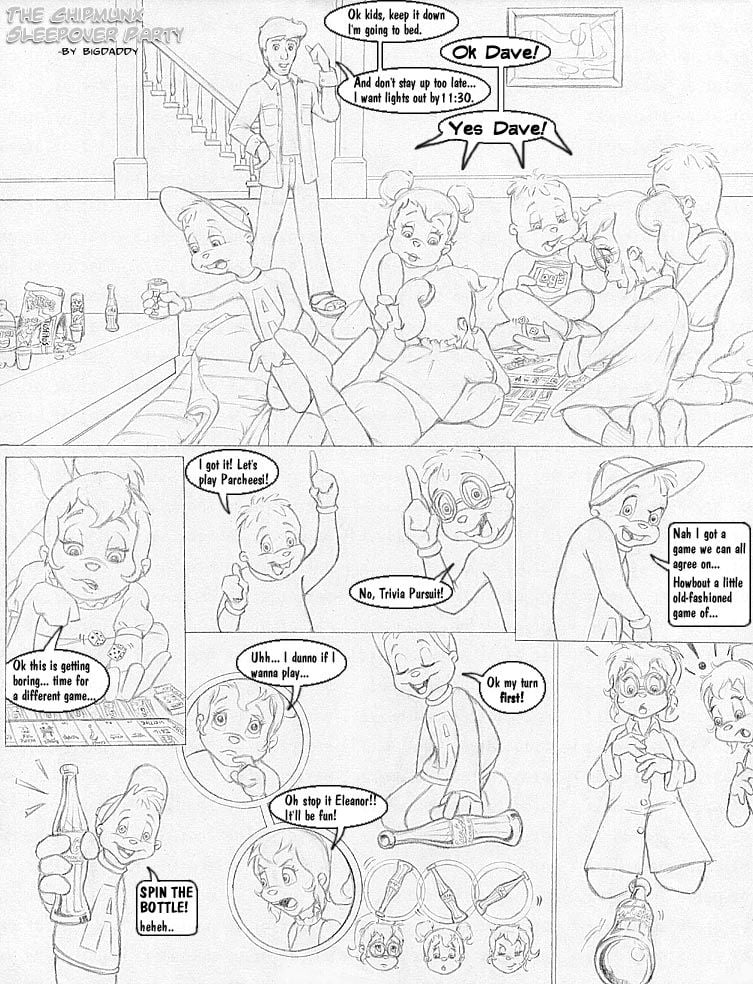 The Chipmunx Sleepover Party (Alvin And The Chipmunks) [PooNnet] 1 . The Chipmunx Sleepover Party  - Chapter 1 (Alvin And The Chipmunks) [PooNnet] – page 1