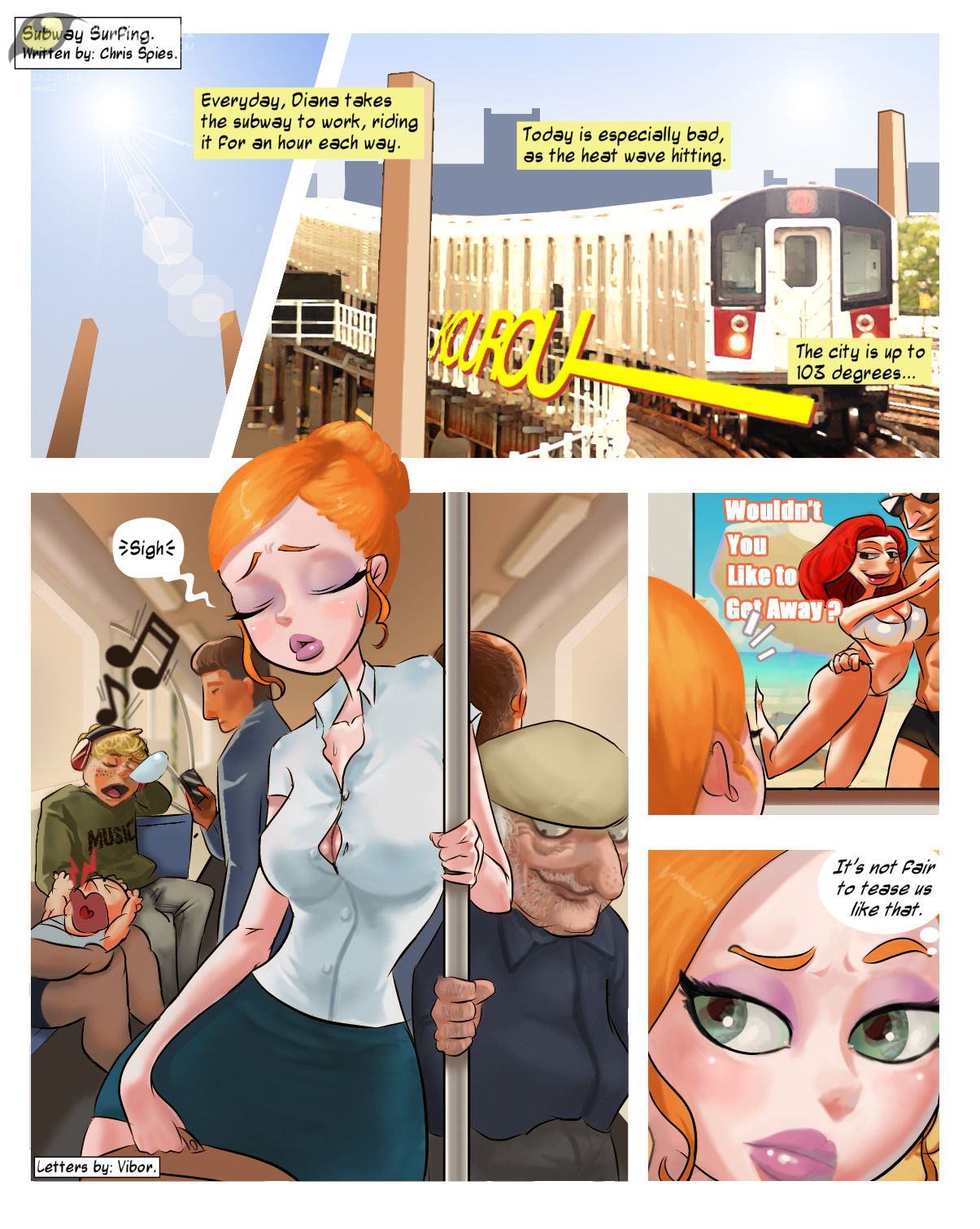Incomplete Comics [PooNnet] Subway Surfing - [PooNnet] – page 1
