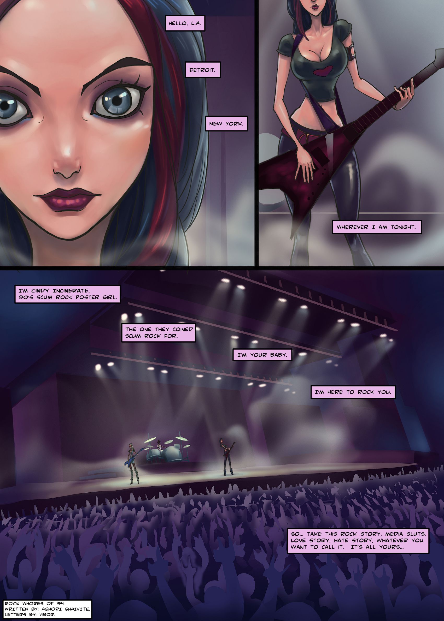 Incomplete Comics [PooNnet] Rock Whores Of 94 - [PooNnet] – page 1