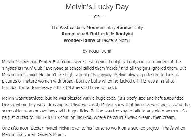 Melvin’s Lucky Day [The FOXXX] 1 . Melvin's Lucky Day - Chapter 1 [The FOXXX] – page 1