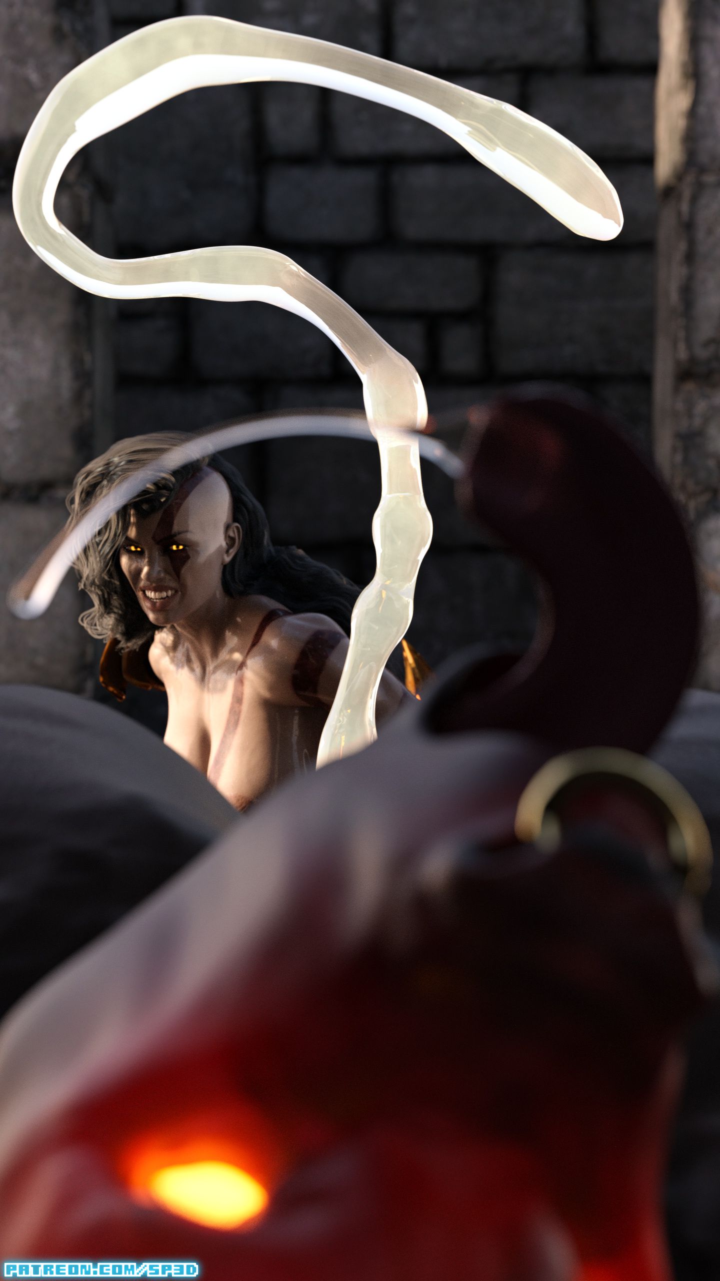 Krata – Goddess Of Whore (God of War) [SquarePeg3D] 1 . Krata - Goddess Of Whore - Chapter 1 (God of War) [SquarePeg3D] – page 13
