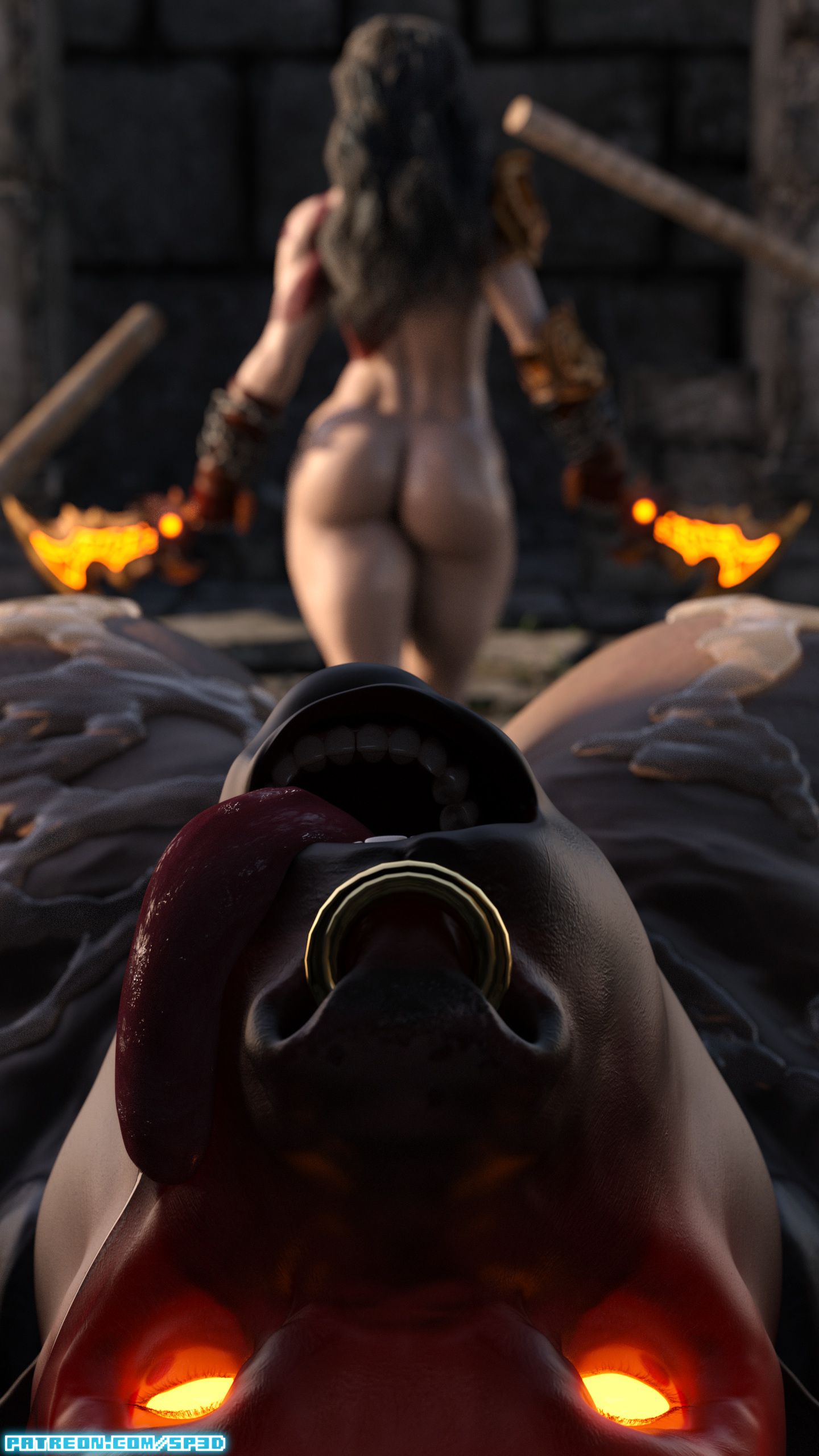 Krata – Goddess Of Whore (God of War) [SquarePeg3D] 1 . Krata - Goddess Of Whore - Chapter 1 (God of War) [SquarePeg3D] – page 15