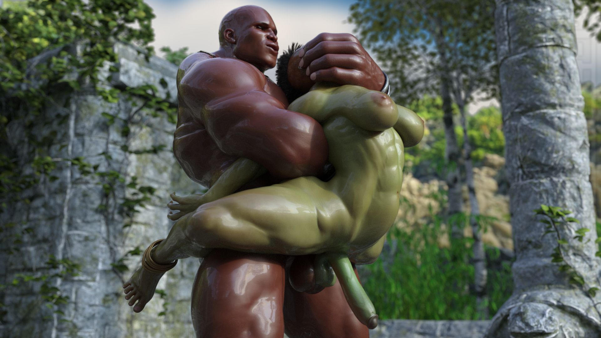 Tall Tales [SquarePeg3D] 2 . Tall Tales  - Chapter 2 - Futanari Version [SquarePeg3D] – page 7