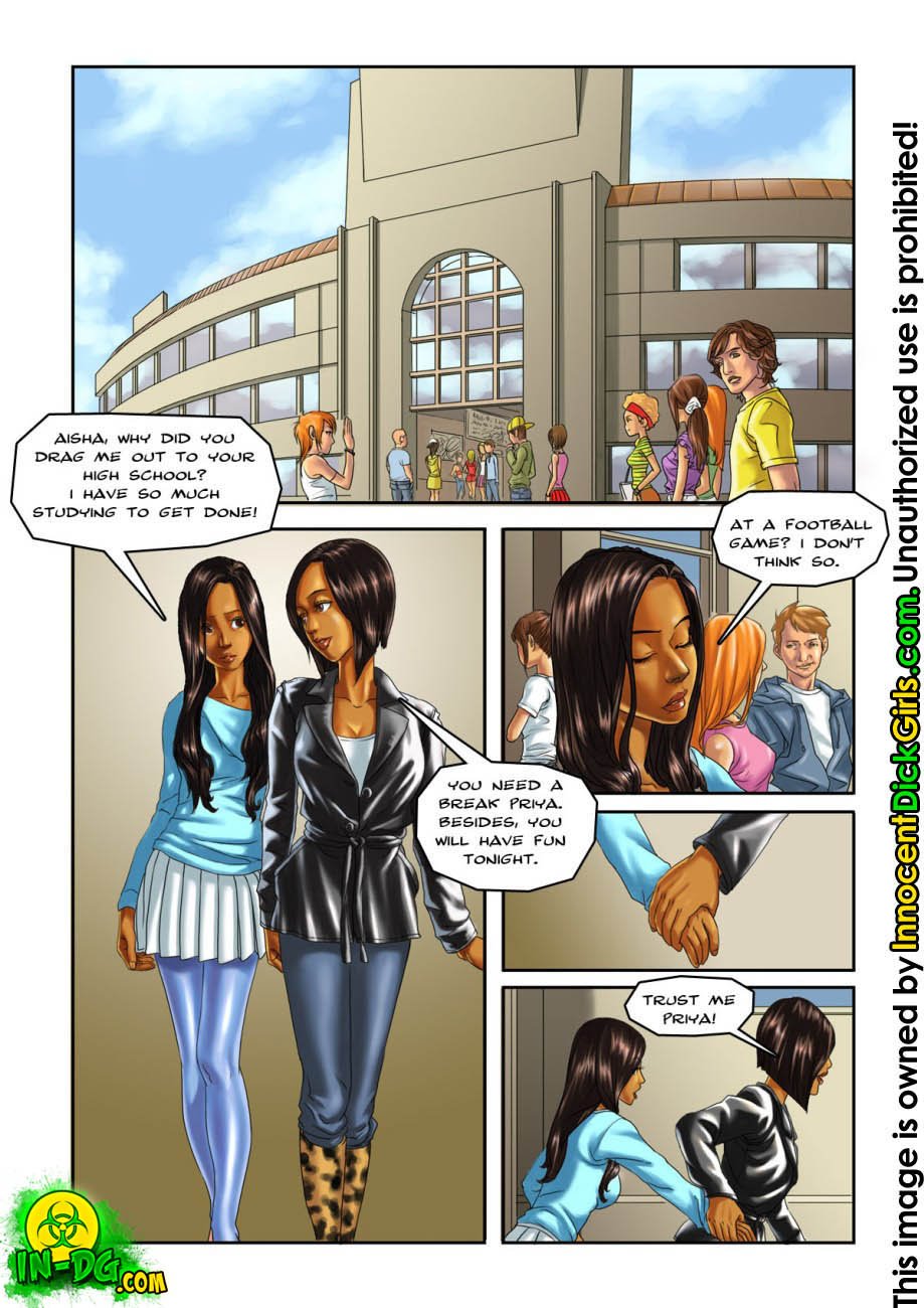 Aisha Goes To Homecoming – Aisha , Priya [InnocentDickGirls] 1 . Aisha Goes To Homecoming - Chapter 1 [InnocentDickGirls] – page 2