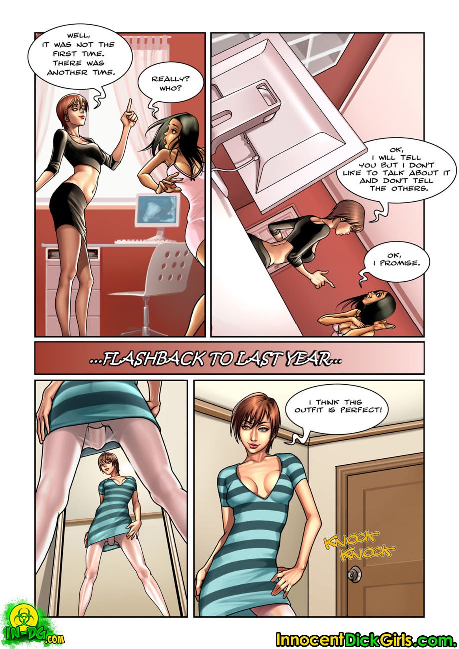Behind In The Rent – Christine [InnocentDickGirls] 1 . Behind In The Rent - Chapter 1 [InnocentDickGirls] – page 3