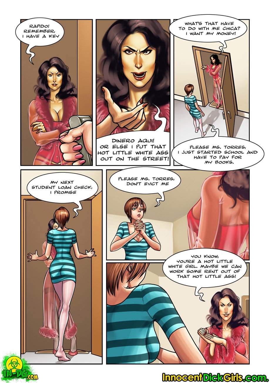 Behind In The Rent – Christine [InnocentDickGirls] 1 . Behind In The Rent - Chapter 1 [InnocentDickGirls] – page 6
