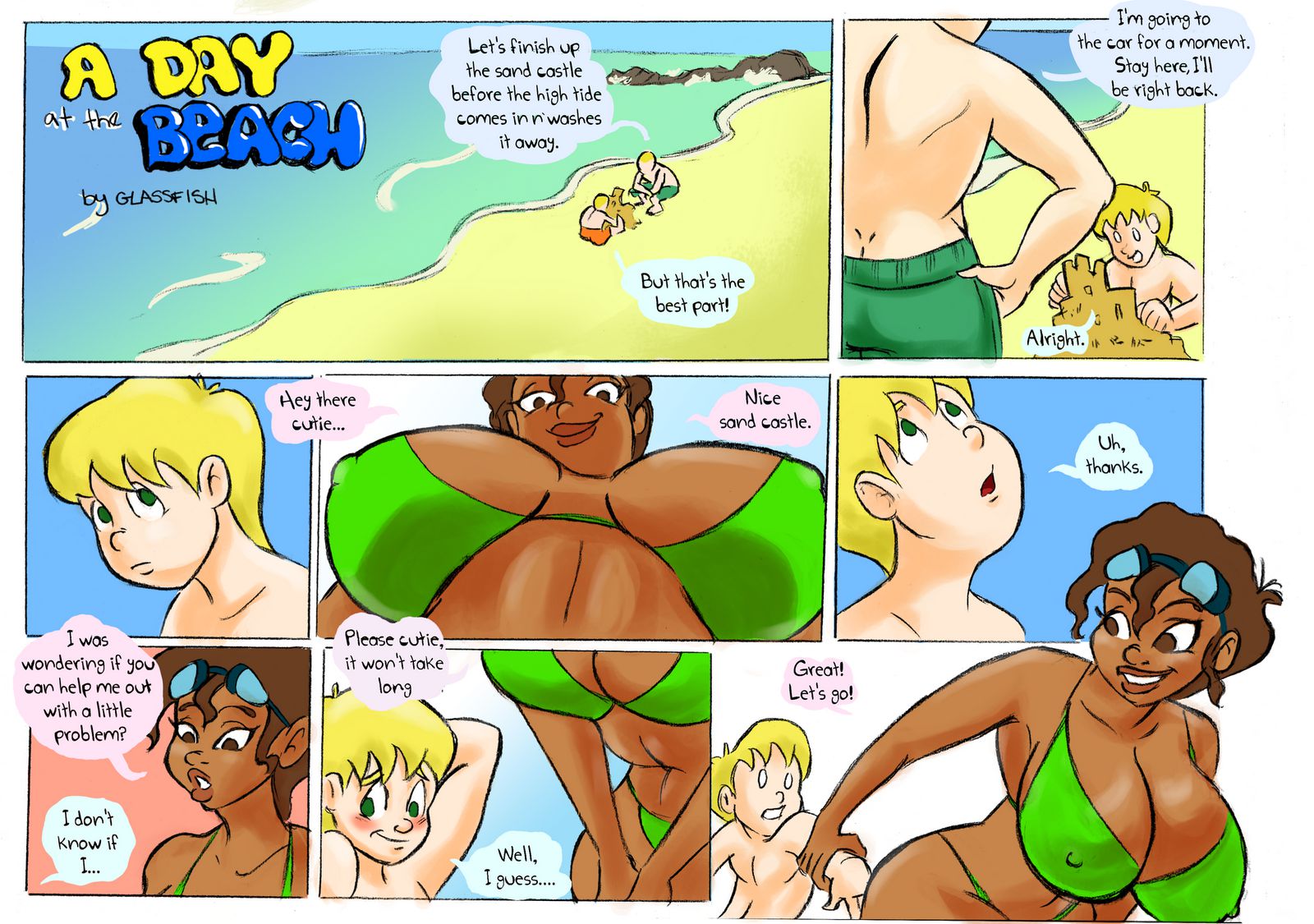 A Day At The Beach [Glassfish] 1 . A Day At The Beach - Chapter 1 [Glassfish] – page 1
