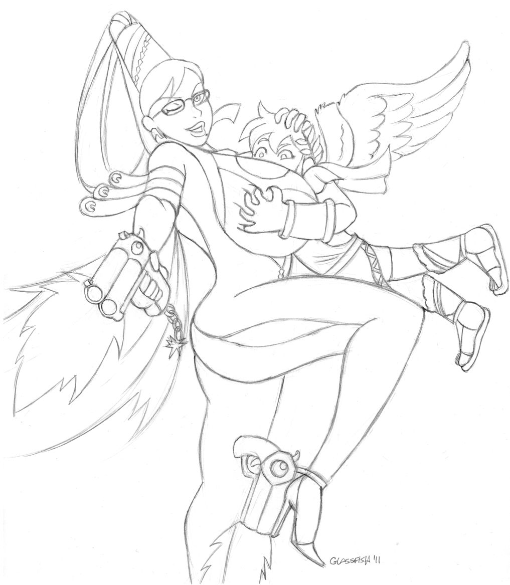 Bayonetta VS Kid Icarus (Kid Icarus , Bayonetta) [Glassfish] 1 . Bayonetta VS Kid Icarus  - Chapter 1 (Kid Icarus , Bayonetta) [Glassfish] – page 2