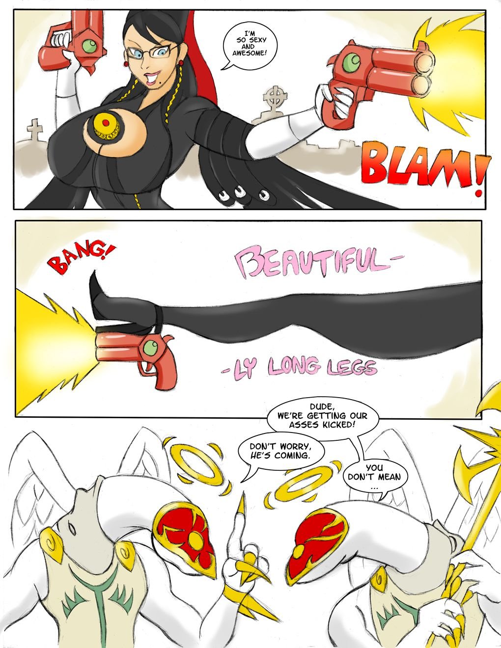 Bayonetta VS Kid Icarus (Kid Icarus , Bayonetta) [Glassfish] 1 . Bayonetta VS Kid Icarus  - Chapter 1 (Kid Icarus , Bayonetta) [Glassfish] – page 3
