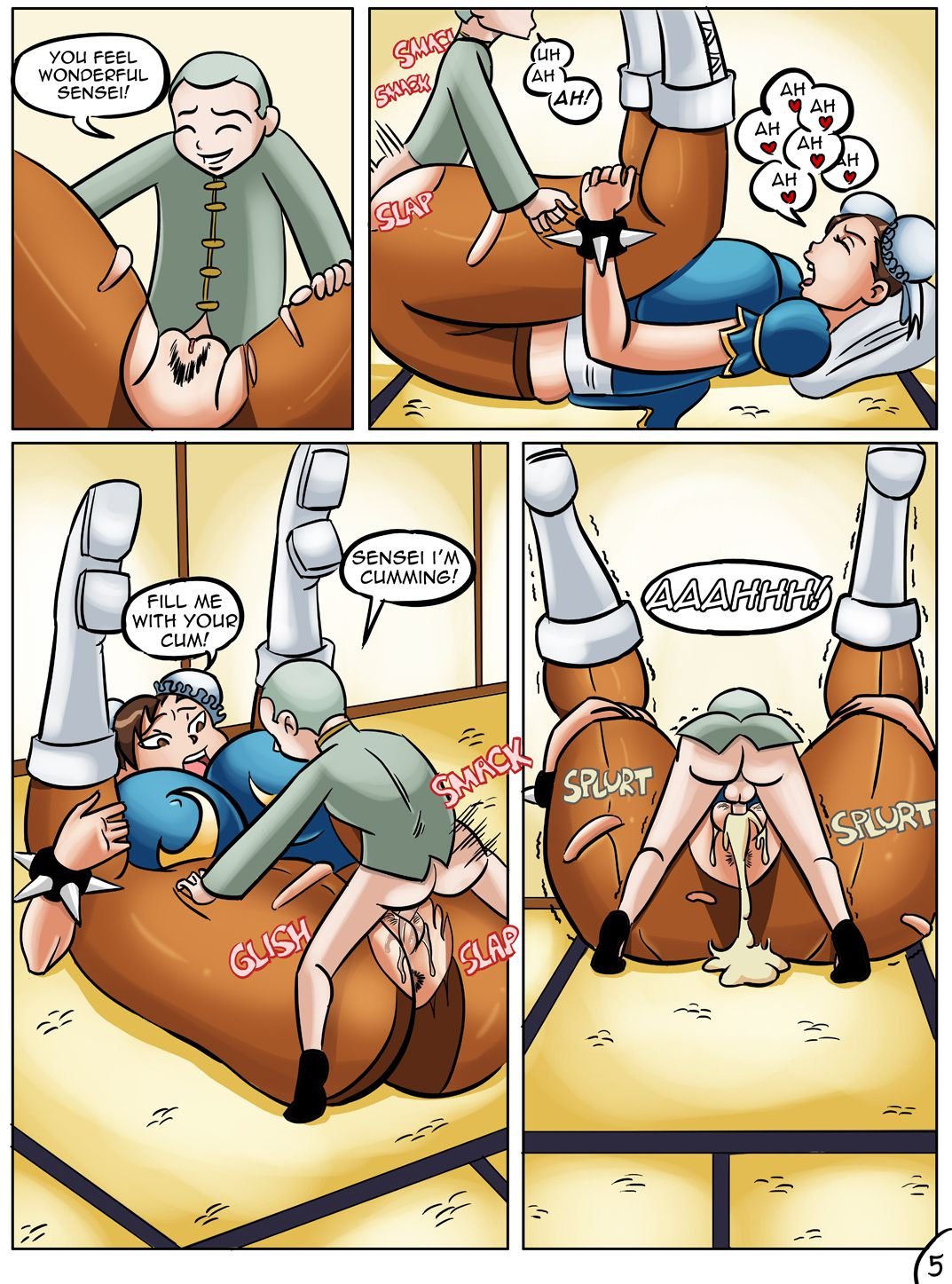 Chun-Li’s Private Lesson (Street Fighter) [Glassfish] 1 . Chun-Li's Private Lesson  - Chapter 1 (Street Fighter) [Glassfish] – page 6