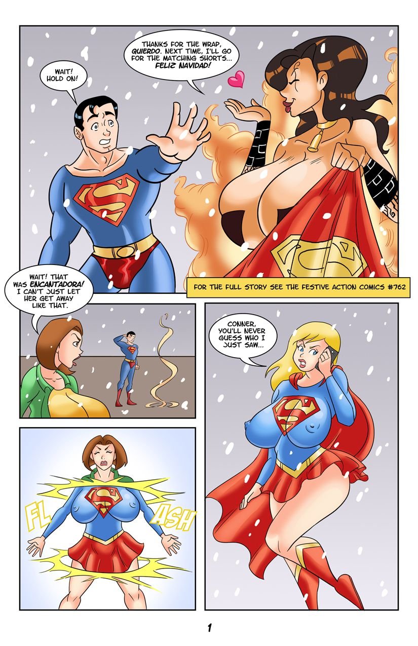 Encantadora’s Very Special Christmas (Justice League) [Glassfish] 1 . Encantadora's Very Special Christmas  - Chapter 1 (Justice League) [Glassfish] – page 1