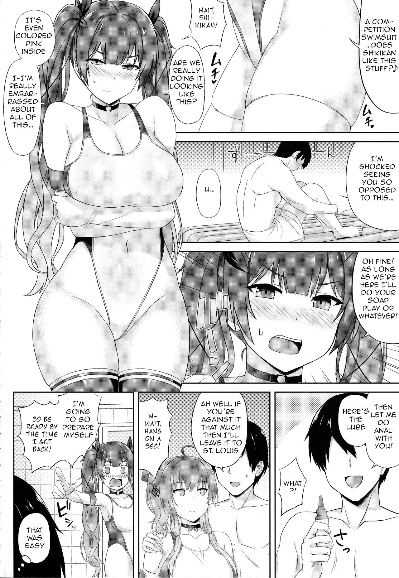 AzuLan Soap-bu – Union Hen (Azur Lane) [Summer] 1 . AzuLan Soap-bu - Union Hen - Chapter 1 (Azur Lane) [Summer] – page 3