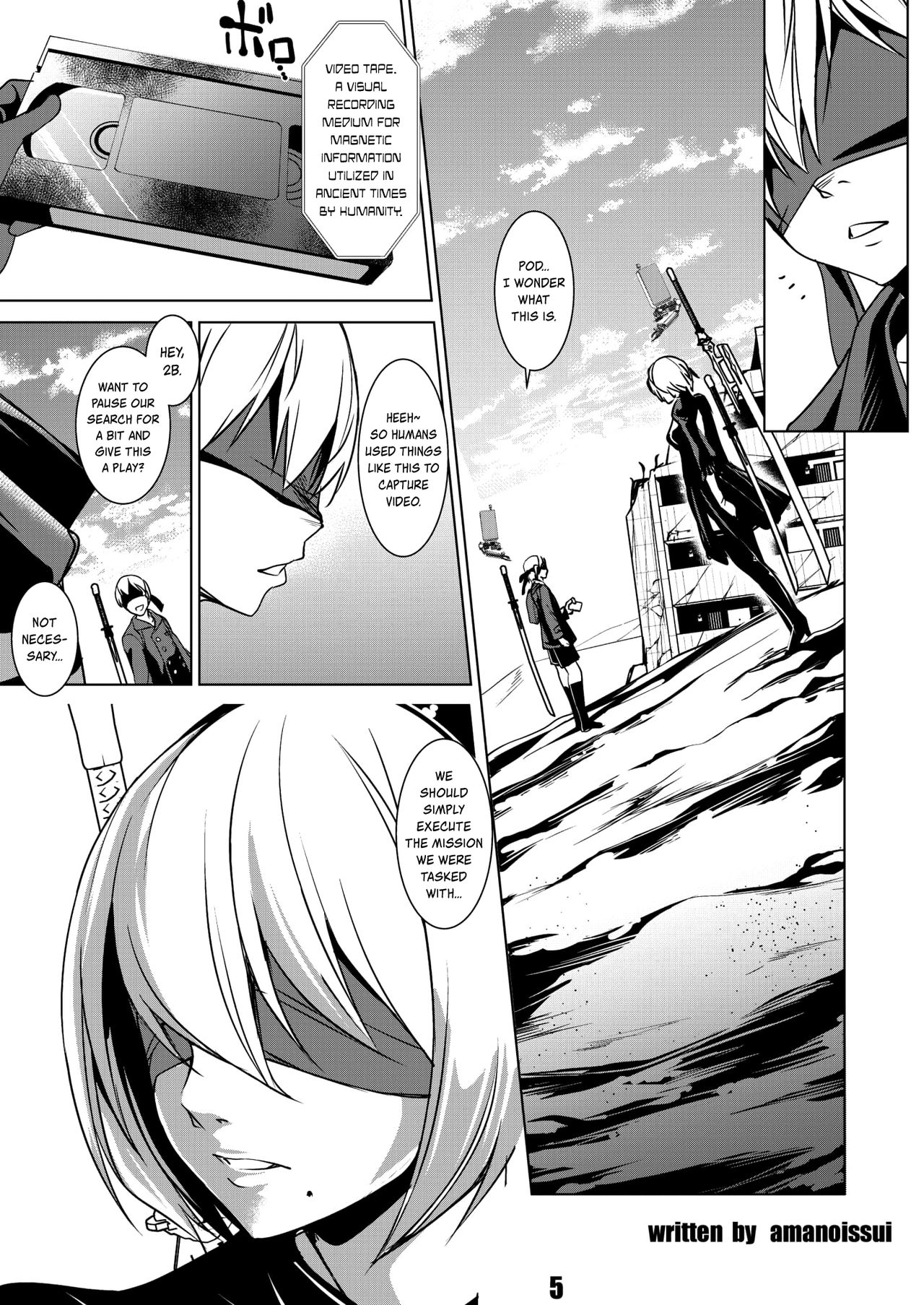 Nier (Nier: Automata) [Amano Kazumi] 1 . Nier - Chapter 1 (Nier: Automata) [Amano Kazumi] – page 4