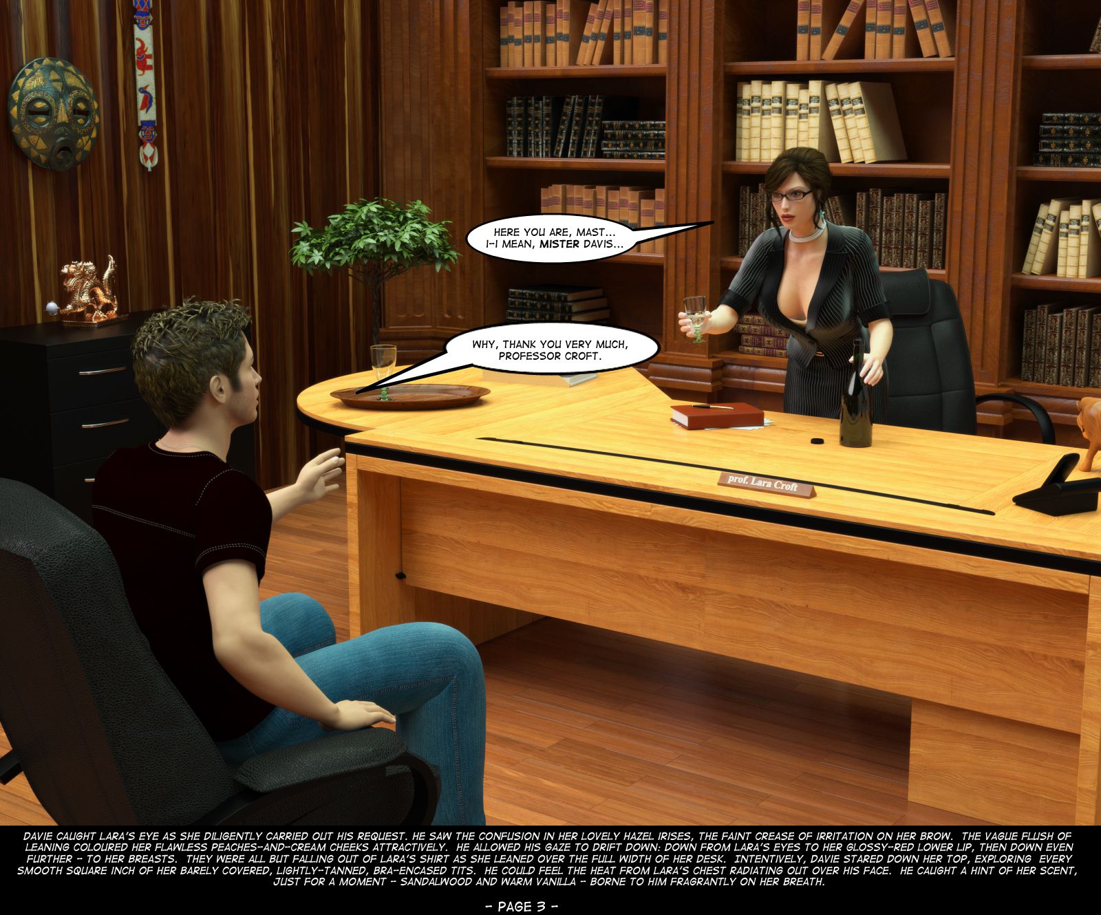 Professor Croft And The Eye Of Metate (Tomb Raider) [DeTomasso] 1 . Professor Croft And The Eye Of Metate  - Chapter 1 (Tomb Raider) [DeTomasso] – page 4