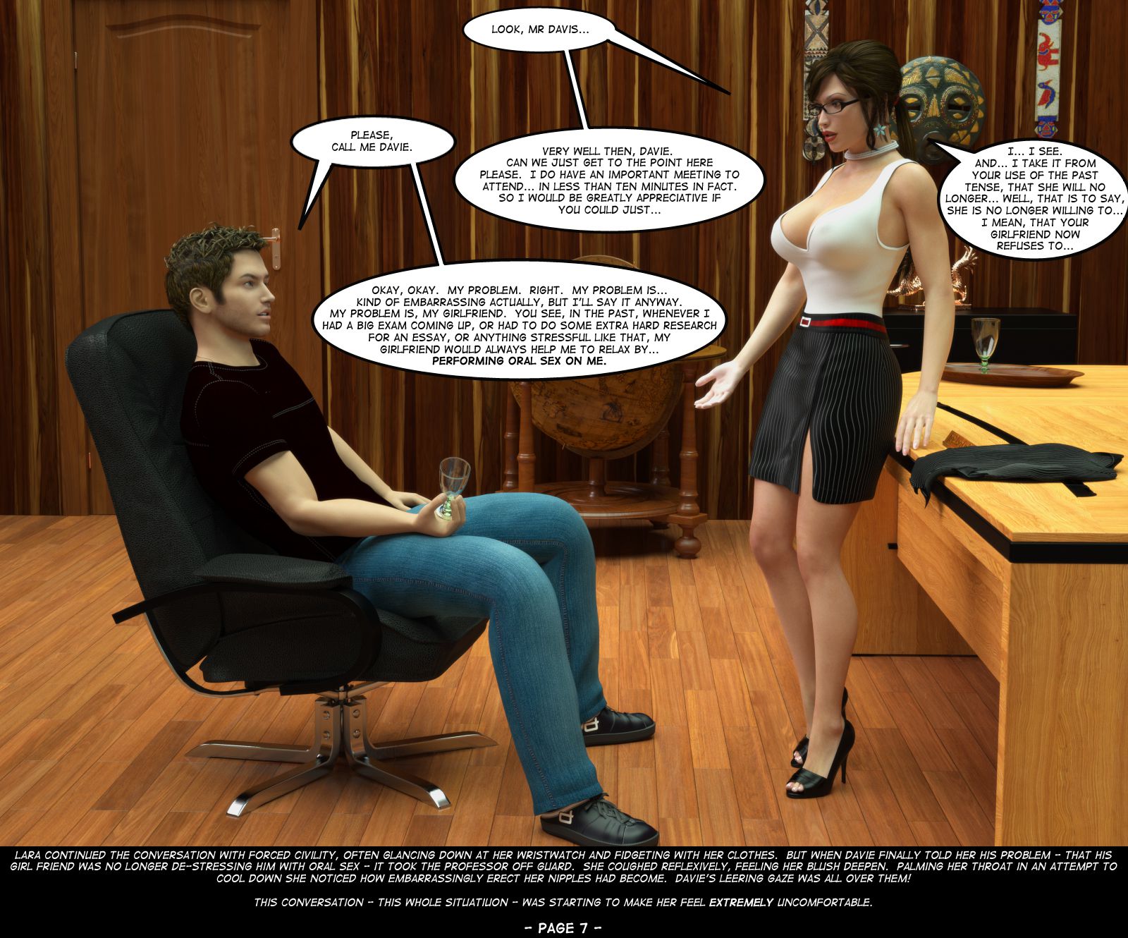Professor Croft And The Eye Of Metate (Tomb Raider) [DeTomasso] 1 . Professor Croft And The Eye Of Metate  - Chapter 1 (Tomb Raider) [DeTomasso] – page 8