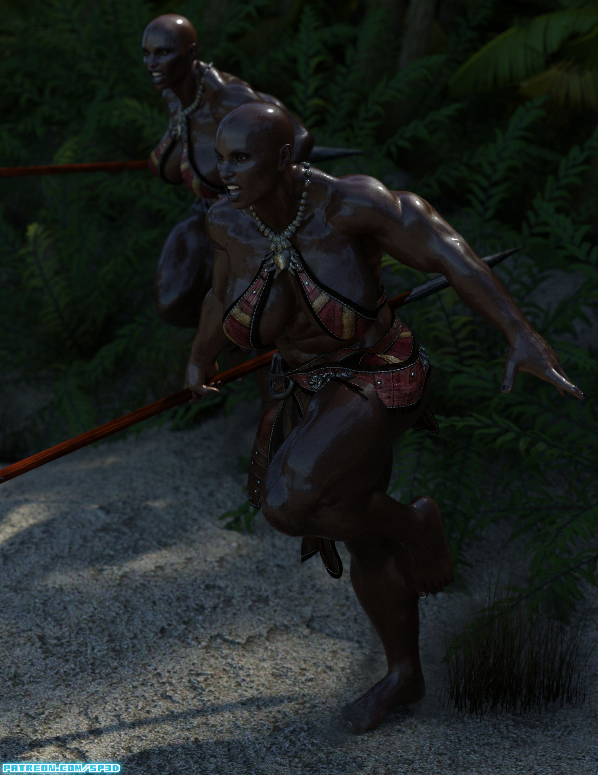 Susan And The Amazons [SquarePeg3D] 1 . Susan And The Amazons - Chapter 1 [SquarePeg3D] – page 4