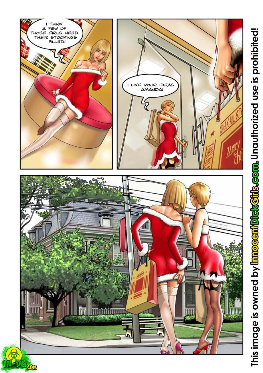 Santa’s Little Humpers – Christine, Amanda [InnocentDickGirls] 1 . Santa's Little Humpers - Chapter 1 [InnocentDickGirls] – page 5