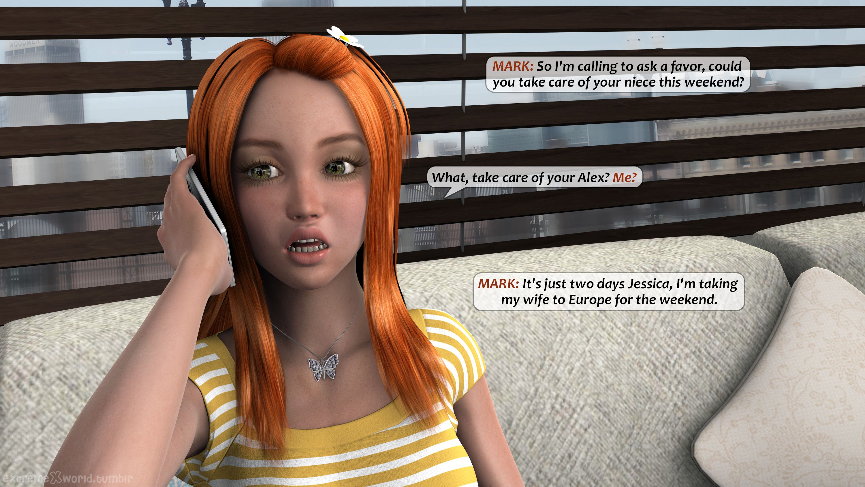 Weekend With My Aunt Jessica [ExtremeXWorld] 1 . Weekend With My Aunt Jessica  - Chapter 1 [ExtremeXWorld] – page 7