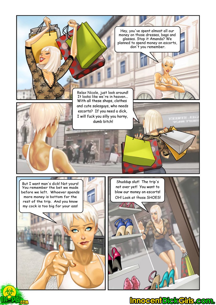 The Shopaholic – Amanda, Nicole [InnocentDickGirls] 1 . The Shopaholic - Chapter 1 [InnocentDickGirls] – page 3