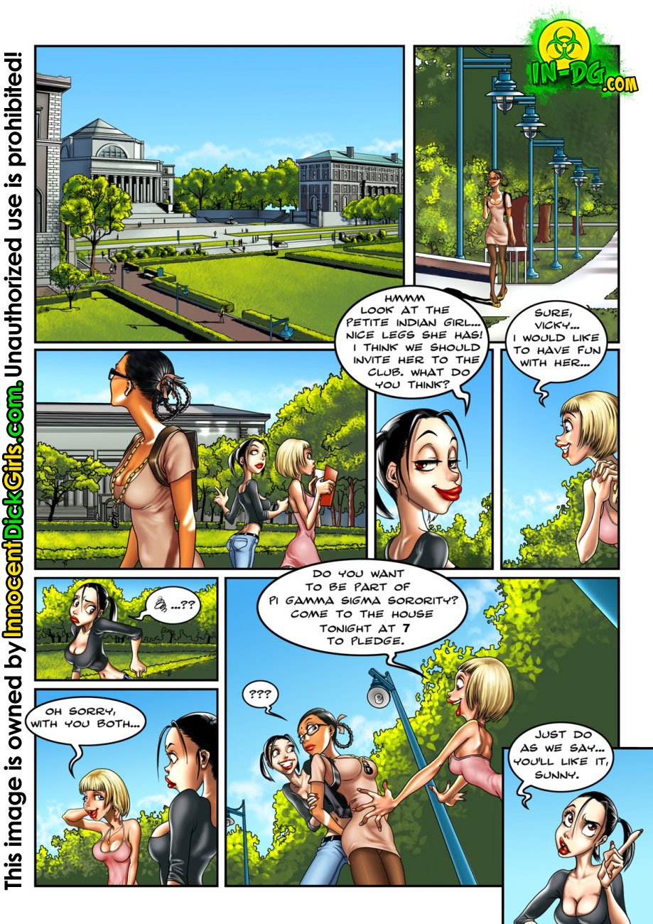 The Sorority Club [InnocentDickGirls] 1 . The Sorority Club - Chapter 1  [InnocentDickGirls] – page 2