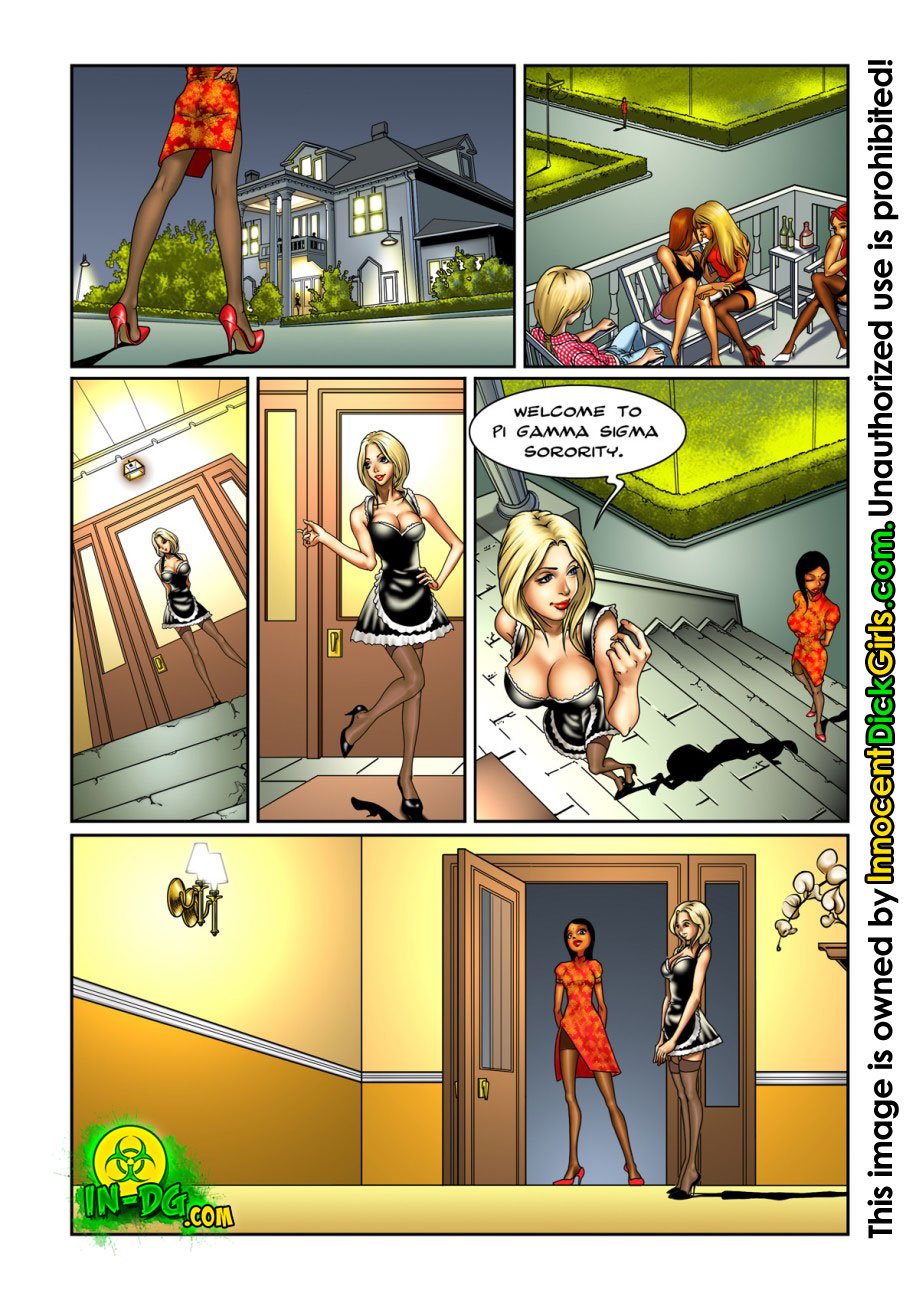 The Sorority Club [InnocentDickGirls] 1 . The Sorority Club - Chapter 1  [InnocentDickGirls] – page 4