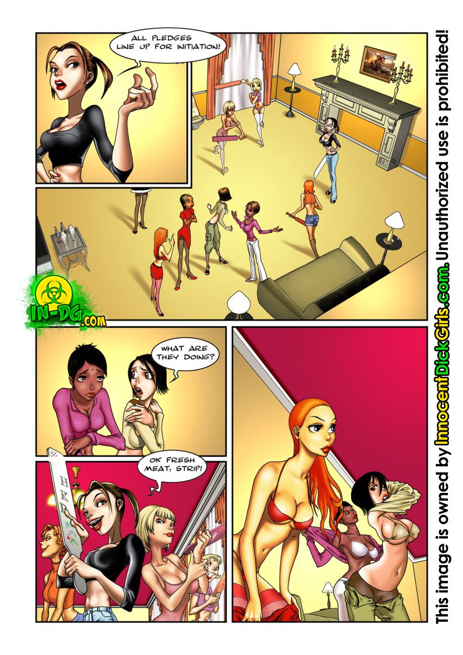 The Sorority Club [InnocentDickGirls] 1 . The Sorority Club - Chapter 1  [InnocentDickGirls] – page 6