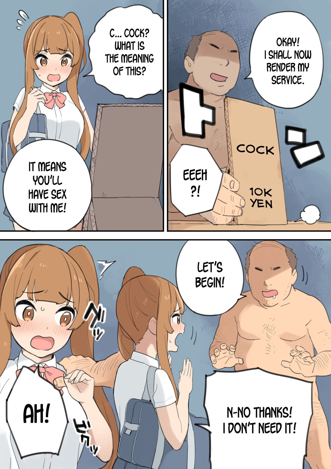 The Cock-Selling Middle Aged Man [Irotenya] 1 . The Cock-Selling Middle Aged Man - Chapter 1 [Irotenya] – page 9
