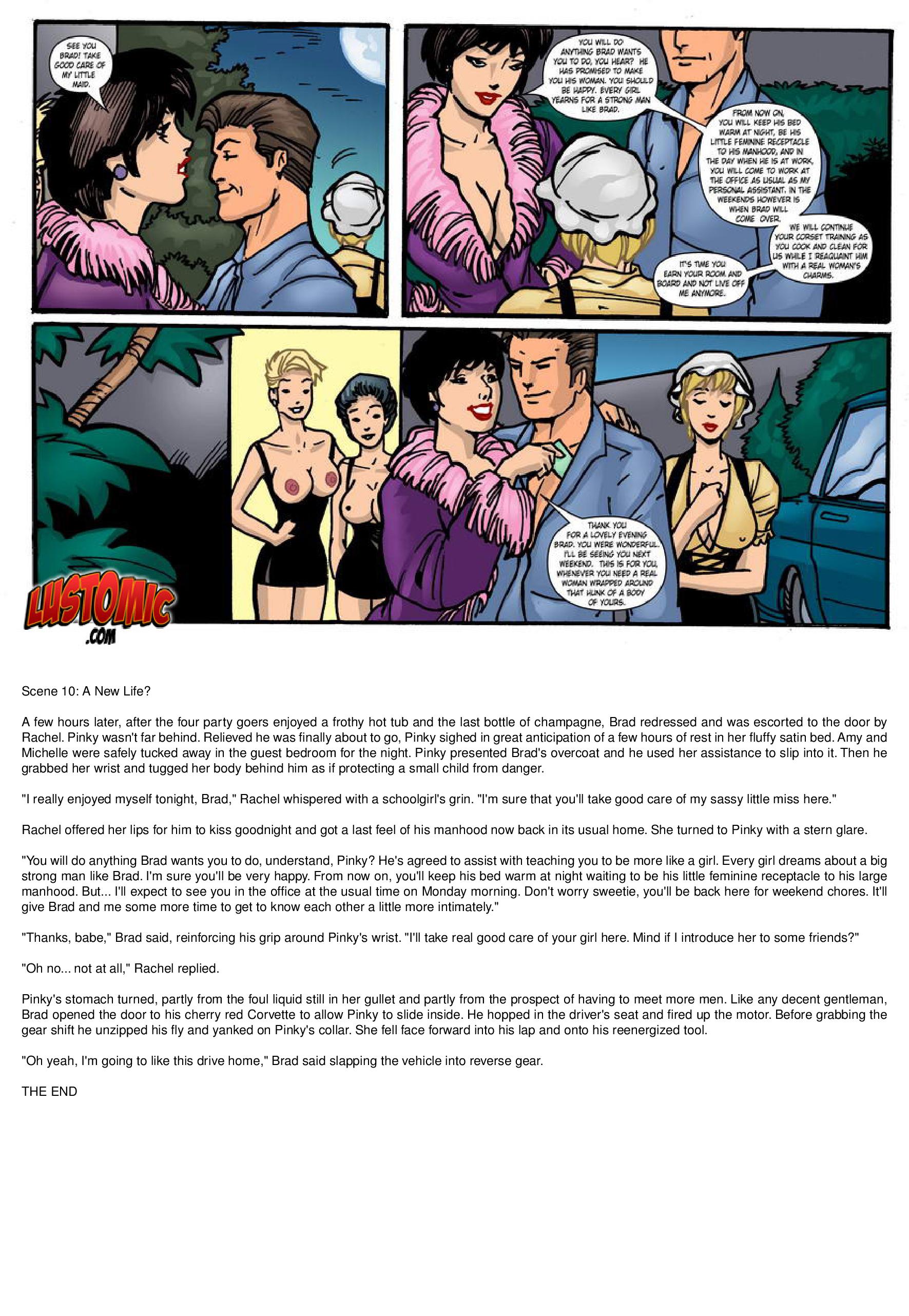 B2B: Boss To Bimbo [Lustomic] 3 . B2B: Boss To Bimbo - Made To Sissy Maid - Chapter 3 - Text [Lustomic] – page 10